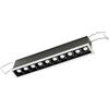 Gea luce GFA1121N- FARETTO DA INCASSO 10 LUCI LED 4000K 1650LM 20W ANTIABBAGLIO COLORE BIANCO
