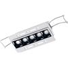 Gea luce GFA1130C- FARETTO AD INCASSO 5 LUCI A SCOMPARSA A LED 3000K 800LM 10W BIANCO