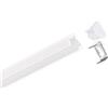 Gea luce GSTP22- PROFILO IN ALLUMINIO SEZIONABILE ANGOLARE PARETE/SOFFITTO PIU DIFFUSORE COLORE BIANCO MT2
