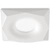 Gea luce GFA1180- FARETTO INCASSO 1 LUCE BIANCO IN ALLUMINIO QUADRATO 9,4CM ATTACCO GU10