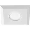 Gea luce GFA1190- FARETTO INCASSO 1 LUCE LISCIO BIANCO IN ALLUMINIO QUADRATO 9,4CM ATTACCO GU10