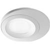Gea luce GFA1200- FARETTO INCASSO 1 LUCE LISCIO BIANCO IN ALLUMINIO TONDO D.10CM ATTACCO GU10