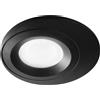 Gea luce GFA1201- FARETTO INCASSO 1 LUCE LISCIO NERO IN ALLUMINIO TONDO D.10CM ATTACCO GU10