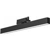 Gea luce GFA1250N- REGLETTE BINARIO A LED 4000K 2259LM 28W CON ROTAZIONE COLORE NERO 60,5CM