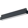 Gea luce GFA1270ND- MODULO LED PER BINARIO DOPPIA ACCENSIONE AD INCASTRO MAGNETICO PER BINARIO 48V 4000K 885LM 12W 30,5CM NERO DIMMERABILE