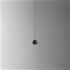 Gea luce GUYA S/1 - SOSPENSIONE 1 LUCE LED 3000K 410LM 8,5W CON ROSONE COLORE NERO