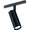 Gea luce GFA1351HD- MODULO LED INCLINABILE REGOLABILE PER BINARIO DOPPIA ACCENSIONE AD INCASTRO MAGNETICO PER BINARIO 48V 2700K 1355LM 18W D.5,5CM NERO DIMMERABILE