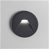 Gea luce GFA1423- SEGNAPASSI IP20 NERO 3000-4000-6000K 135-150-140LM 3W TONDO D.8,5CM AD INCASSO