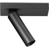 Gea luce GFA1471C- SPOT FARETTO ORIENTABILE 1 LUCE ATTACCO LED 3000K 512LM 7W NERO SATINATO D.3,5CM ATTACCO 14X4,5CM