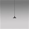 Gea luce HELENA S/1 - SOSPENSIONE IN ALLUMINIO NERO 1 LUCE A LED 3000K 7W 325LM