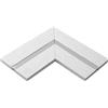 Gea luce PCALA2- RACCORDO MEDIO A L PER PROFILI/STRISCE LED 2 PEZZI PER CARRARA M