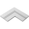 Gea luce PCALA3- RACCORDO GRANDE A L PER PROFILI/STRISCE LED 2 PEZZI PER CARRARA G