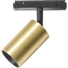 Gea luce MODENA SP/G - FARETTO PROIETTORE REGOLABILE ORO PER BINARI 48V INCASTRO MAGNETICO LED 3000K 970LM 15W
