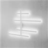 Gea luce RAKE AXL - APPLIQUE DA PARETE A LED 3000K 8424LM 10,2 BIANCO DIMMERABILE 120CM