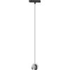 Gea luce NARDO S - SOSPENSIONE PER BINARIO 48V INCASTRO MAGNETICO 3000K 410LM 8,5W CROMO