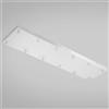 Gea luce OFELIA B R/12 MINI - ROSONE RETTANGOLARE 12 FORI PIU ACCESSORI COLORE BIANCO