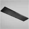Gea luce OFELIA B R/12 MINI - ROSONE RETTANGOLARE 12 FORI PIU ACCESSORI COLORE NERO