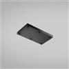 Gea luce OFELIA B R/6 MINI - ROSONE RETTANGOLARE 6 FORI PIU ACCESSORI COLORE NERO