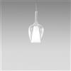 Gea luce OFELIA S/10 MINI - VETRO TRASPARENTE E PORTALAMPADA BIANCO ATTACCO G9 CAVO TRASPARENTE SENZA BASE DI ATTACCO D.14CM