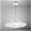 Gea luce LUNA S - LAMPADARIO A SOSPENSIONE BIANCO 10 LUCI ATTACCO GX53 IN METALLO E ALLUMINIO