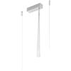 Gea luce PASKISN- KIT SOSPENSIONE PIU ALIMENTATORE COLORE NERO OPACO H.2MT