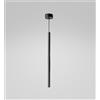 Gea luce THALASSIA S/G - SOSPENSIONE COLORE NERO A LED 3000K 398LM 7W CON ROSONE D.2,5x55CM