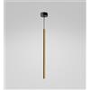 Gea luce THALASSIA S/G - SOSPENSIONE COLORE ORO A LED 3000K 398LM 7W CON ROSONE D.2,5x55CM
