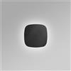 Gea luce STEP A/P - APPLIQUE IN ALLUMINIO E METACRILATO A LED 3000K 1800LM 20W DIMMERABILE 24CM COLORE NERO