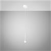 Gea luce URSULA S/P - SOSPENSIONE LED BIANCO CON ROSONE 3000K 255LM 5W