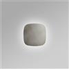 Gea luce STEP A/P- APPLIQUE IN ALLUMINIO E METACRILATO A LED 3000K 1800LM 20W DIMMERABILE 24CM COLORE ANTICATO-ACCIAIO