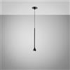 Gea luce URSULA SP/I - SOSPENSIONE LED NERO A INCASSO 3000K 255LM 5W