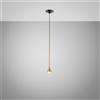 Gea luce URSULA SP/I - SOSPENSIONE LED ORO A INCASSO 3000K 255LM 5W