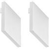 Gea luce TAPPI BRASILIA - TAPPI COLORE BIANCO 2 PEZZI