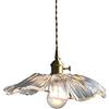 Lywins® E27 Foglia di loto Bicchiere Moderno oro nordico Lampade a sospensione Illuminazione dell'isola Luce di design per Cenare Cucina Soggiorno