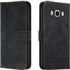 Lihondar Cover per Samsung Galaxy J5 2016/J510, Custodia Samsung J5 2016/J510 Portafoglio, Flip Libro Wallet Case Custodia in Pelle PU Premiumcon Magnetica a Scatto per Samsung J5 2016/J510 (Nero)