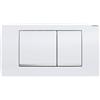 Geberit Placca di comando Geberit Twinline 30 per risciacquo a due quantità Bianco | 115.899.KJ.1 Bianco