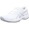 Asics Gel-Game 9 Clay/OC, Sneaker Donna, Argento Puro Bianco, 42.5 EU