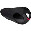 EzyDog Cappotto impermeabile per cani di taglia piccola, media e grande, in pile con strisce riflettenti sicure, giacca per cani Thermax con protezione addominale (XL, nero)