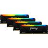Kingston Technology FURY Beast RGB memoria 64 GB 4 x 16 GB DDR4 2666 MHz (KF426C16BB2AK4/64)