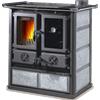 La Nordica - Extraflame La Nordica Extraflame Cucina a Legna 7013113 Rosetta 5.0 VST Pietra Naturale 7.2 Kw - PRONTA CONSEGNA - Garanzia Italia
