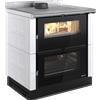 La Nordica - Extraflame La Nordica Extraflame Cucina a Legna 7016266 Verona XXL VST Maiolica Bianco 7kw - PRONTA CONSEGNA - Garanzia Italia