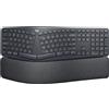 Zoom Logitech ERGO K860 Tastiera Ergonomica Grigia Layout Italiano QWERTY Bluetooth