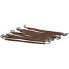 Black Star Elastici con Gancio Silicone Marroni 12pz