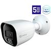 SAFIRE SMART CAMERA BULLET AHD/TVI/CVI/ANALOGICA 30MT IR E LED BIANCO 3K (5MP 16:9) 2,8MM MIC SFB080-VISSF-B080A-3KB1-DL