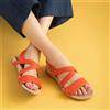 Vionic Sandali in pelle, soletta con supporto ortotico