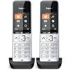 Gigaset Comfort 500HX Duo Téléphone Analog/dect Identification de l'appelant Noir, Argent