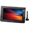 Trevi LTV 2010 S2 Mini TV Portatile 10.1 con Digitale Terrestre, Antenna e Presa Accendisigari 12V in Dotazione, USB, Micro SD, HDMI, Tripla Alimentazione, Batteria Ricaricabile Inclusa
