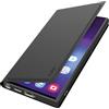 SBS Wallet Smooth Custodia a Libro per Samsung Galaxy S25 Ultra - Superficie Soft Touch, Tasca Portatessere, Stand Integrato, Chiusura Magnetica, Accesso Facile ai Tasti, Nero