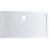 Parama Azzurra ceramica piatto doccia 70x100xh6,5cm bianco lucido design anti-scivolo | Ferdy