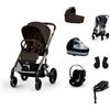 Cybex Gold Trio Cybex "SET XL" Balios S Lux con Cloud G e Base G, Adattatori e Parapioggia - con Marsupio Amya Esclusivo (opzionale) Chocolate brown Marsupio Escluso